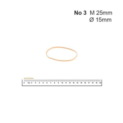 Λάστιχα Νο 3 25 Øx1.4x1.4χιλ. (1kg)