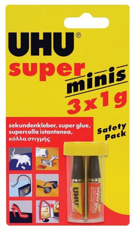 Uhu Super Glue mini 3x1gr