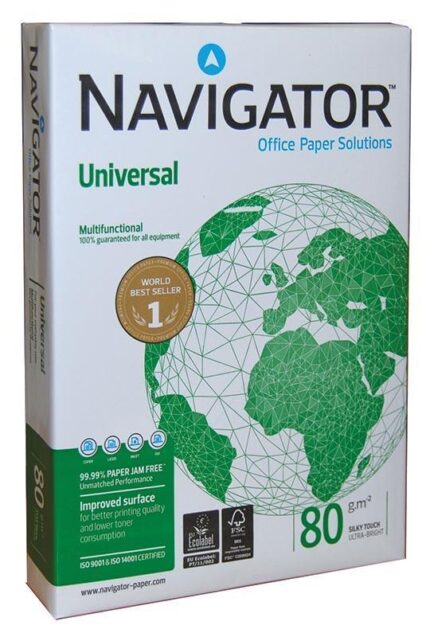 Navigator φωτ. χαρτι Α4 80γρ. 500φυλ. Πληρωμή μετρητοίς. Παραλαβή αποκλειστικά από την έδρα μας σε Θεσσαλονίκη.