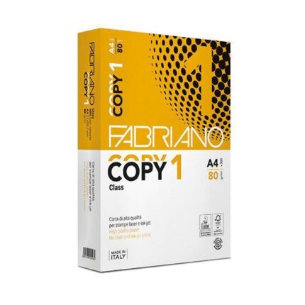 FABRIANO COPY 1 φωτοαντιγραφικό χαρτί A4 80gr 500φ-Παραλαβή αποκλειστικά από την έδρα μας σε Θεσσαλονίκη.